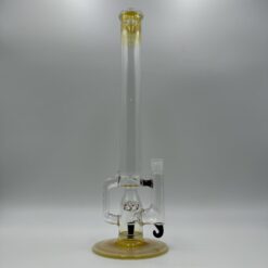 Experimental Compass Crows Nest 4 Hole Silver Fume in Amber Purple