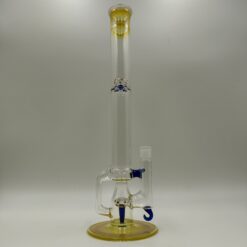 Experimental Crows Nest 4 Hole Beacon Splash Silver Fume in Blue Cobalt