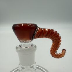 18mm XL 4 Hole Red Stardust over Ghost Spiral