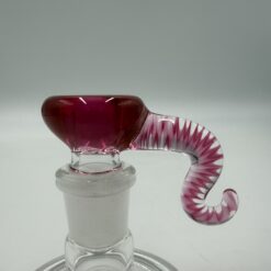 18mm L 4 Hole Gold Ruby Spiral
