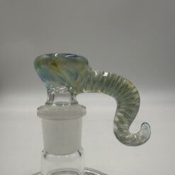 18mm M 4 Hole Ghost & Blue Stardust Scurvy Spiral